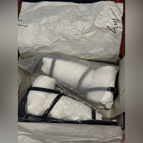 Giuseppe Zanotti  Raso Doppiatto crystal embellished sandals size EU 39 - Picture 15 of 16